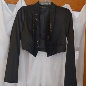 Better Be Black Sequin Embellished Blazer